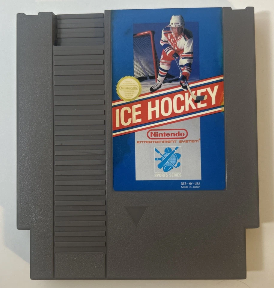 冰球 NES 任天堂游戏带盒和防尘套 无手动测试 — 第 2/4 张图片