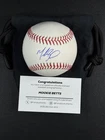 MOOKIE BETTS SIGNED OFFICIAL MLB BASEBALL W/ FANATICS CERT AUTO DODGERS