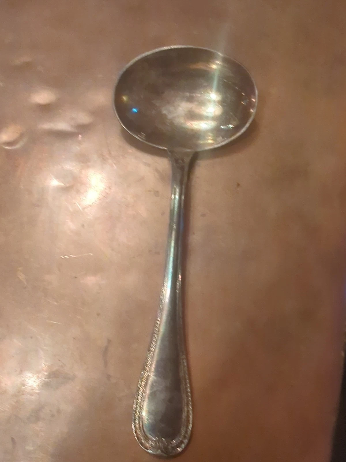 Vintage Malmasion Silver Plated Christophe Gravy Spoon 7"