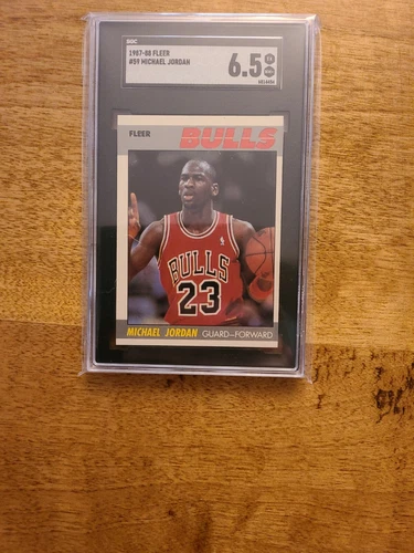 1987-88 FLEER #59 MICHAEL JORDAN WITH SGC 6.5 GRADE - CHICAGO BULLS