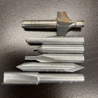 craftsman router bits lot Of 6-one Is B&D59043,five Are Craftsman