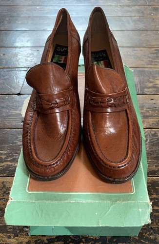 Vtg 70s Brown Leather Susy Sport 