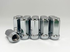 32pc 2 Tall Fits Old Chevy Chrome Acorn Lug Nut 12-20 32pc 2 Tall Fits Old Chevy Chrome Acorn Lug Nut 12-20