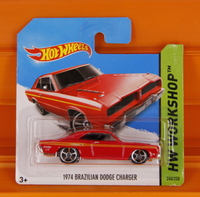 Hot Wheels - 2014 - 1974 Brazilian Dodge Charger (Rot) Muscle Mania 10/10 - #240