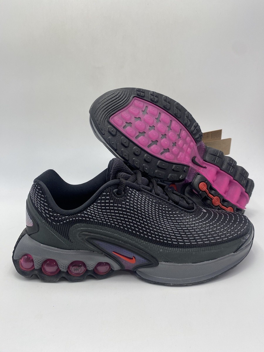 Nike Air Max DN (GS) Black Crimson Smoke Grey Shoes (FB8987 008 