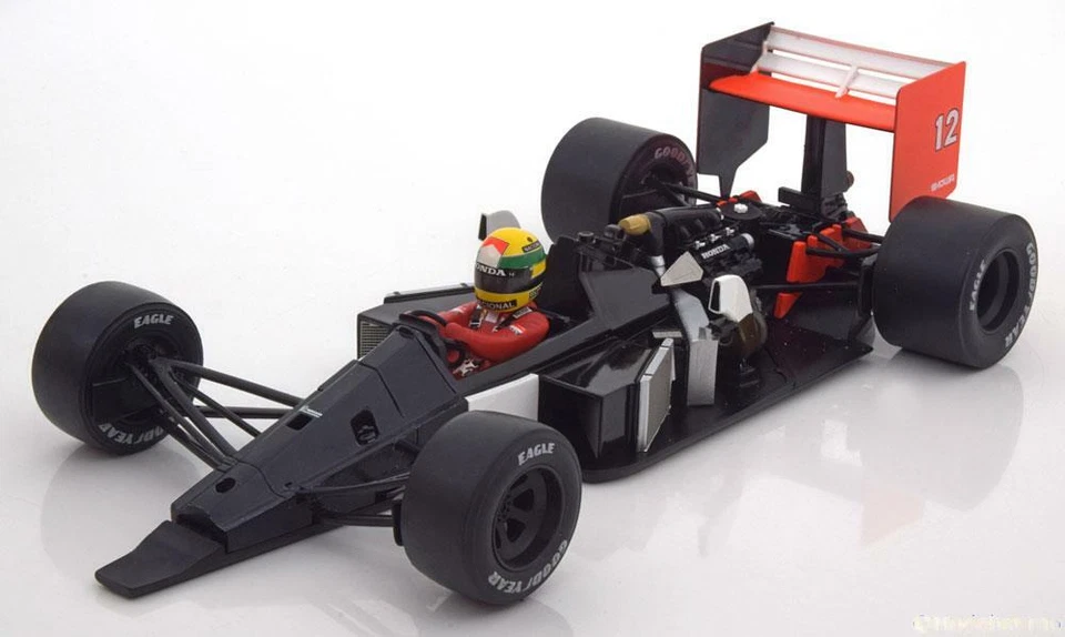 Mclaren Honda Mp4/4 #12 Gp Giapponese Campione Senna 1988 Premium X SEN18002 1/ - Immagine 3 di 4