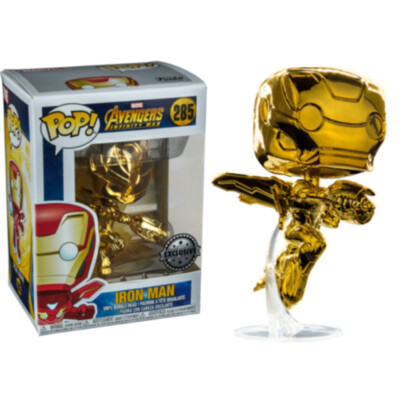 Iron Man (Gold Chrome) Exclusive Funko POP #285 Avengers