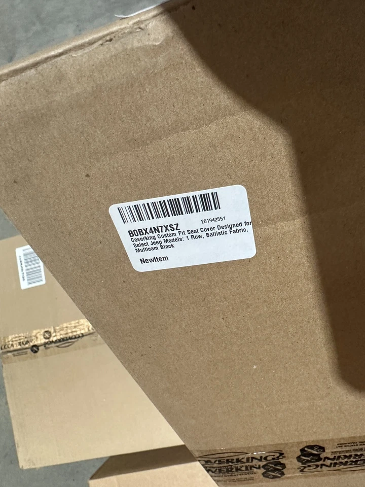 NUEVA FUNDA ASIENTO DELANTERO COVERKING 20-25 JEEP GLADIATOR BALÍSTICA MULTI CÁMARA NEGRA Foto 3 de 3