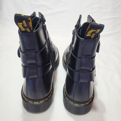 NWT Dr. Martens CRISTOFOR LEATHER HARNESS LACE UP BOOTS EU 48 - US 14 - UK 14 Cristofor Leather Harness Lace Up Boots in Black | Dr. Martens main image 4