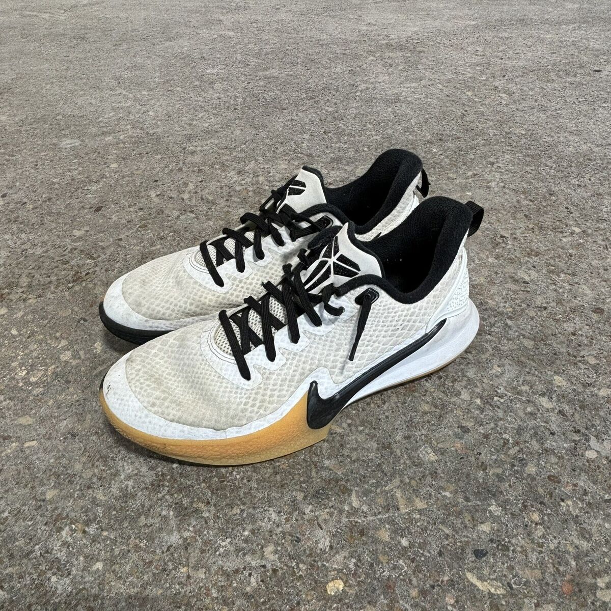 Nike Kobe Bryant Mamba Focus White Black Gum AJ5899-100 Mens Nike Kobe Bryant Mamba Focus White Black Gum AJ5899-100 Mens