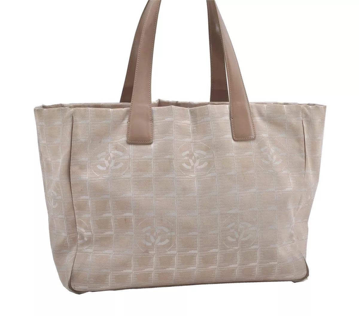 Chanel Travel Line Tote Bag Beige