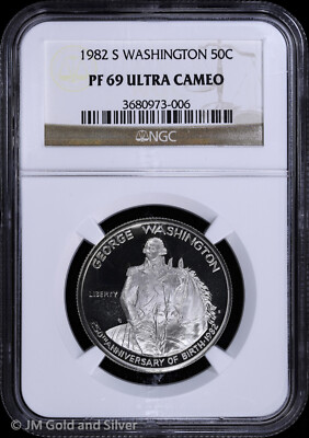 1982-S Proof George Washington Commemorative Half Dollar NGC PF 69