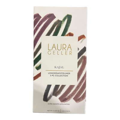 Laura Geller Kajal Longwear Eyeliner 5 Piece Collection Kohl Set 0.049/1.40G NEW