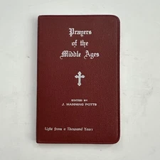 1954 Prayers of the Middle Ages - J Manning Potts - Red Pocket Size - Unused
