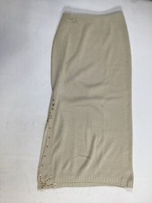 Womens Unbranded Beige Full Length Skirt One Size NWOT