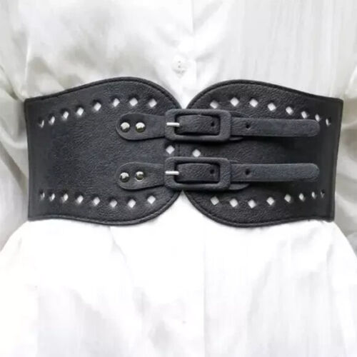 Leather Corset Belt Wide Women's Belt Western Waist Belt