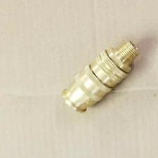 Quick Connect Hose Coupling, Universal, Brass, Socket 1/2"