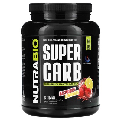 2 X NutraBio Labs, Super Carb, Raspberry Lemonade, 1.8 lb (834 g)