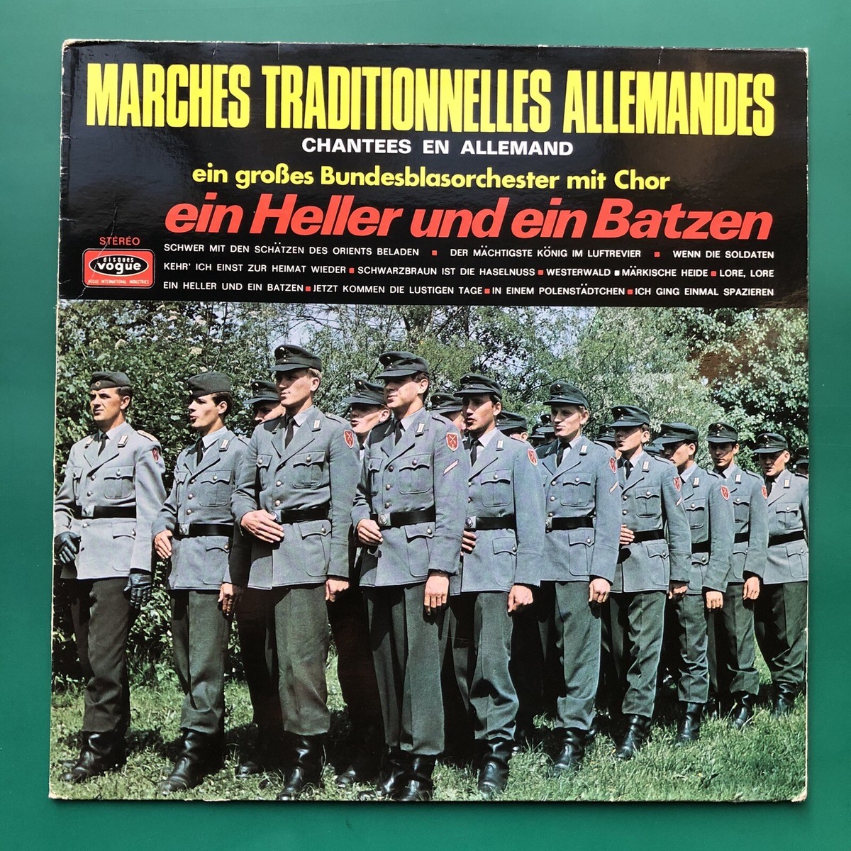 MARCHES TRADITIONNELLES ALLEMANDES Military LP Schwarzbraun Ist