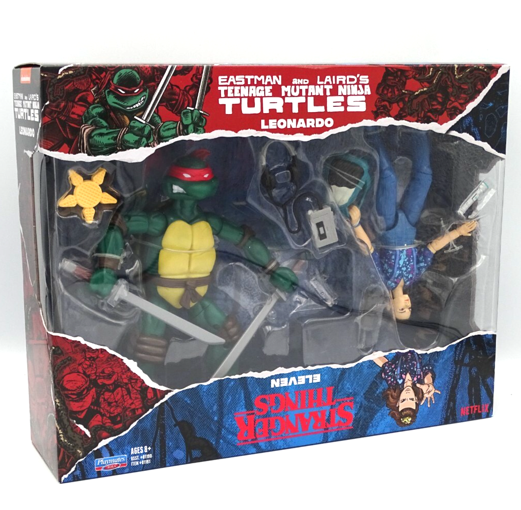 Teenage Mutant Ninja Turtles VS Stranger Things Leonardo Eleven 81037