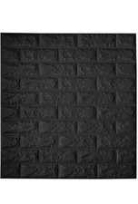 20PCS 3D Brick Wall Panels Peel and Stick Self-Adhesive Wallpaper Foam Tile Bk
