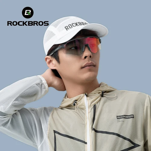 Rockbros Fahrrad Sonnenhut bequem atmungsaktiv schnell trocknende Kappe verstellbar - Bild 14 von 14