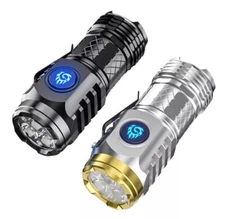 Three-Eyed Monster Mini Flashlight Flash Super Power Waterproof Outdoor Travelus