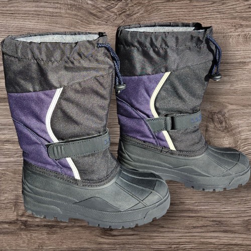 Bottes D'hiver Imperméables Isolées L.L. Bean Taille 2 Bleues - Occasion Très Bon état - Modèle Canard (Duck)