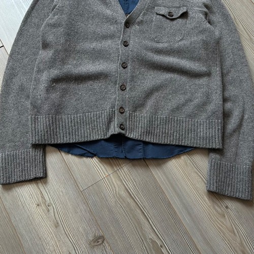 Cardigan in maglia Dsquared2 abbinato ad una camicia invecchiata M - Foto 7 di 16