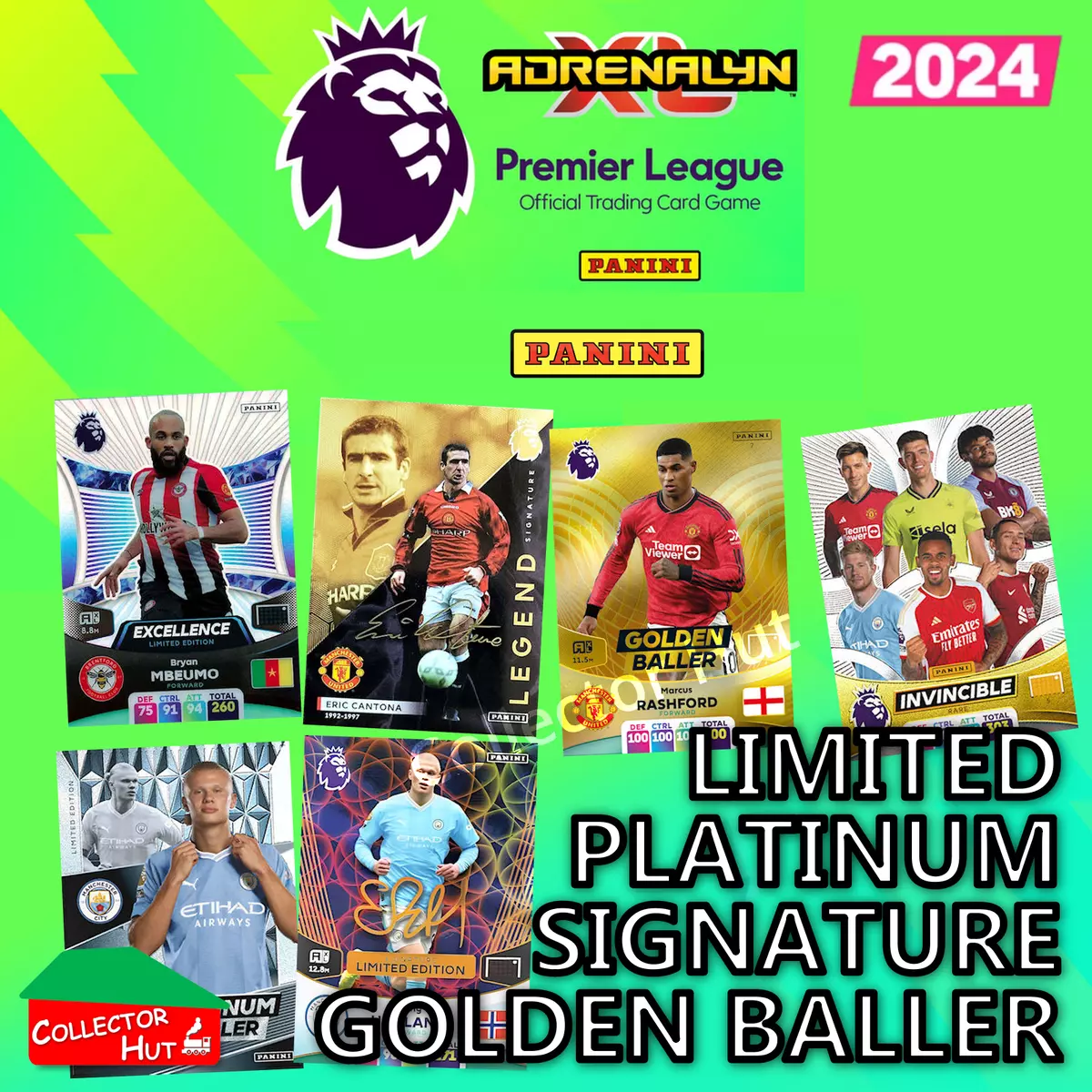 GOLDEN BALLERS! PANINI ADRENALYN XL PREMIER LEAGUE 2024, 56 OFF
