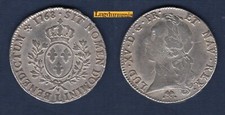 Louis XV 1715-1774 – Ecu au bandeau 1768 L Bayonne TB TTB