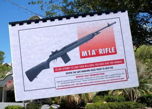 SPRINGFIELD ARMORY M1A 7.62 NATO Rifle Owners  Manual