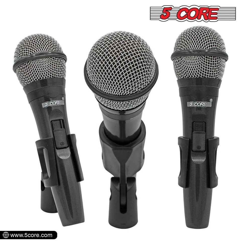 5Core XLR Microphone Dynamic Mic Karaoke Singing Studio Mics Handheld Microfono - Image 4 of 4