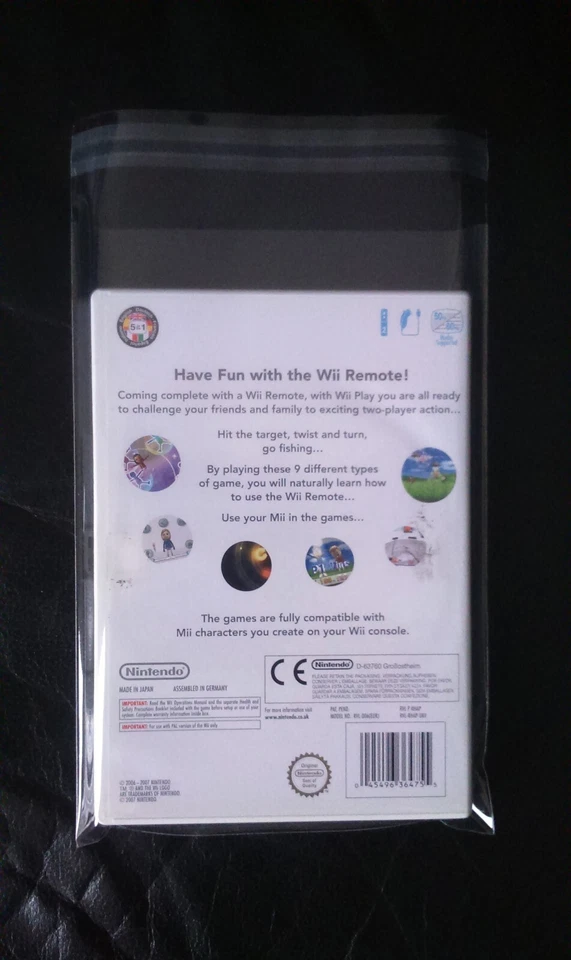 Premium G1 DVD/PS2/Wii/Wii U/XBox 360 Protective Wraps / Sleeves (Pack of 50) - Image 4 of 4