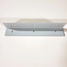 Corner 85-Degree Angle Support Bracket Gray Steel Metal 6"L x 1"H - BRAND NEW!