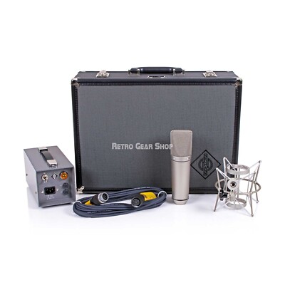 Neumann U67 reissue set 【中古極上美品！】 Neumann U67 Reissue Microphone Modded by Klaus Heyne Large