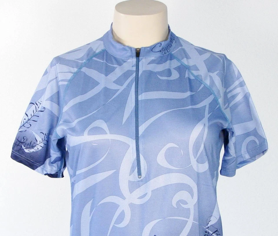 Cannondale Women's Blue Botanic Cycling Biking Jersey Shirt XS NWT - Imagem 2 de 4