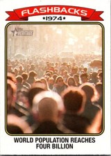 2023 Topps Heritage News Flaashback #NF-2 World Population