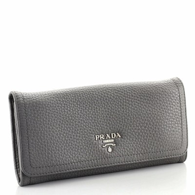 Prada Continental Wallet Vitello Daino 