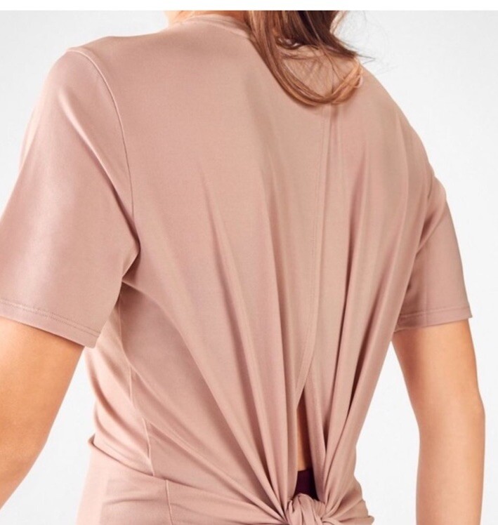 Fabletics Vivienne Cross Back Tee Pullover Top Wo… - image 2