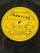 Paul Weingardt - Frontier - Uncle Fred's Wife Saw Sharpener - Colorado Accordion