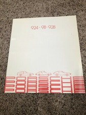 Porsche 924 911 Sc C0upe Targa 928 Prestige Sales Brochure 1982 Porsche 924 911 Sc C0upe Targa 928 Prestige Sales Brochure 1982