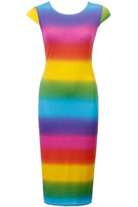 ladies rainbow dress