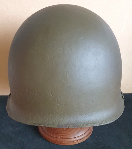 WW2 American MI Helmet Shell Relic Dedicated to the Fighting in Normandy in 1944 - Picture 9 of 18