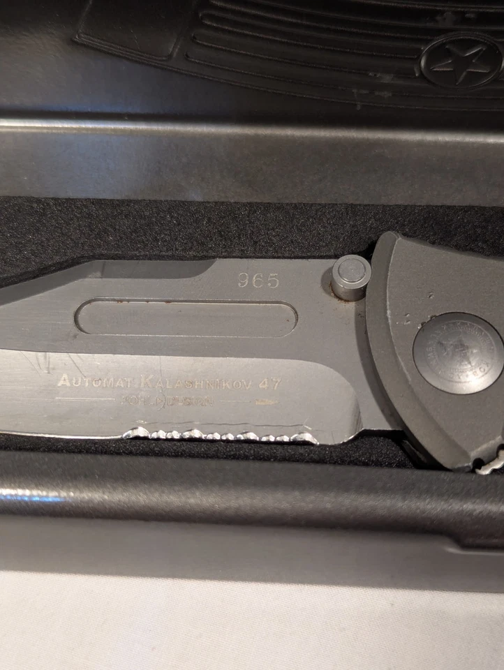 Facas Boker Kalashnikov AK47 faca dobrável Dietmar Pohl Design Solingen Alemanha - Imagem 3 de 4