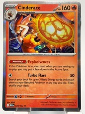 Cinderace 28/132 2025 Mega Evolutions Holo Rare NM