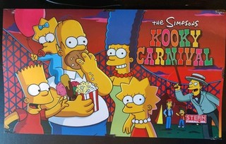 Stern Pinball The Simpsons Kooky Carnival Poster