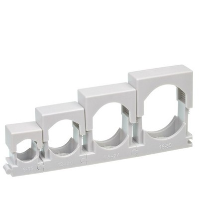 Druckschelle für Kabel Ø 6 - 30 mm Clipschelle Rohrschelle, anreihbar OZ081