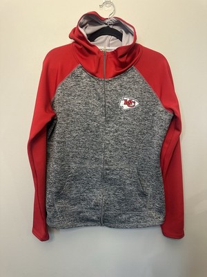 NFL Chiefs Women s Light Weight Full Zip Jacket With Hood Size L