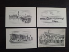 Great Britain Beautiful Postcards St Paul/Buckingham/Westminster/Cock Blank (46)